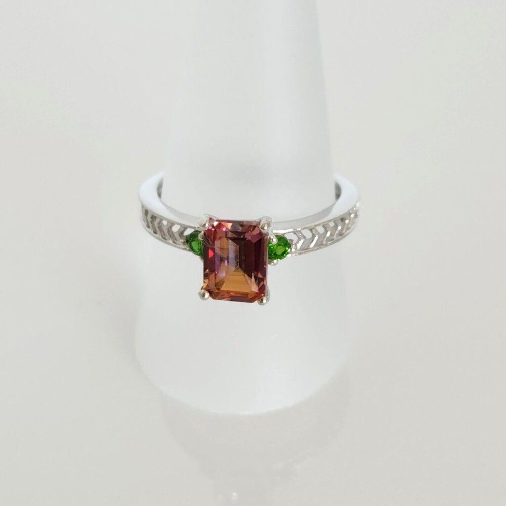 Twilight Topaz Ring SIZE 9 - Picture 4 of 8
